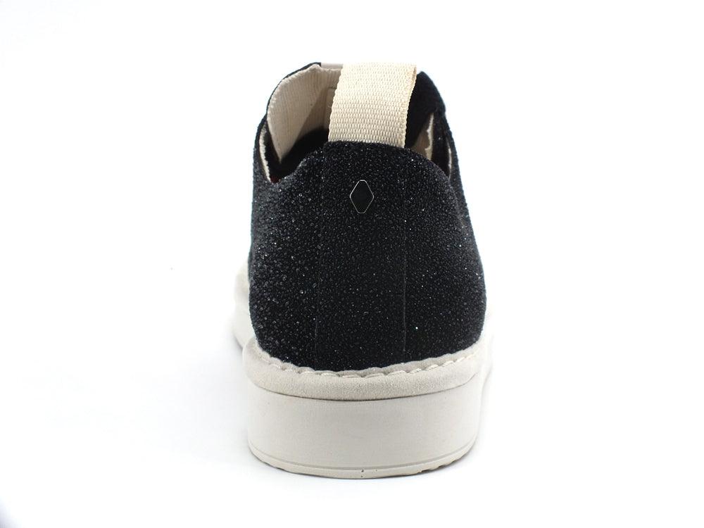 PAN CHIC Sneaker Low Cut Sneaker Glitter Donna Black P01W14001S9 - Sandrini Calzature e Abbigliamento