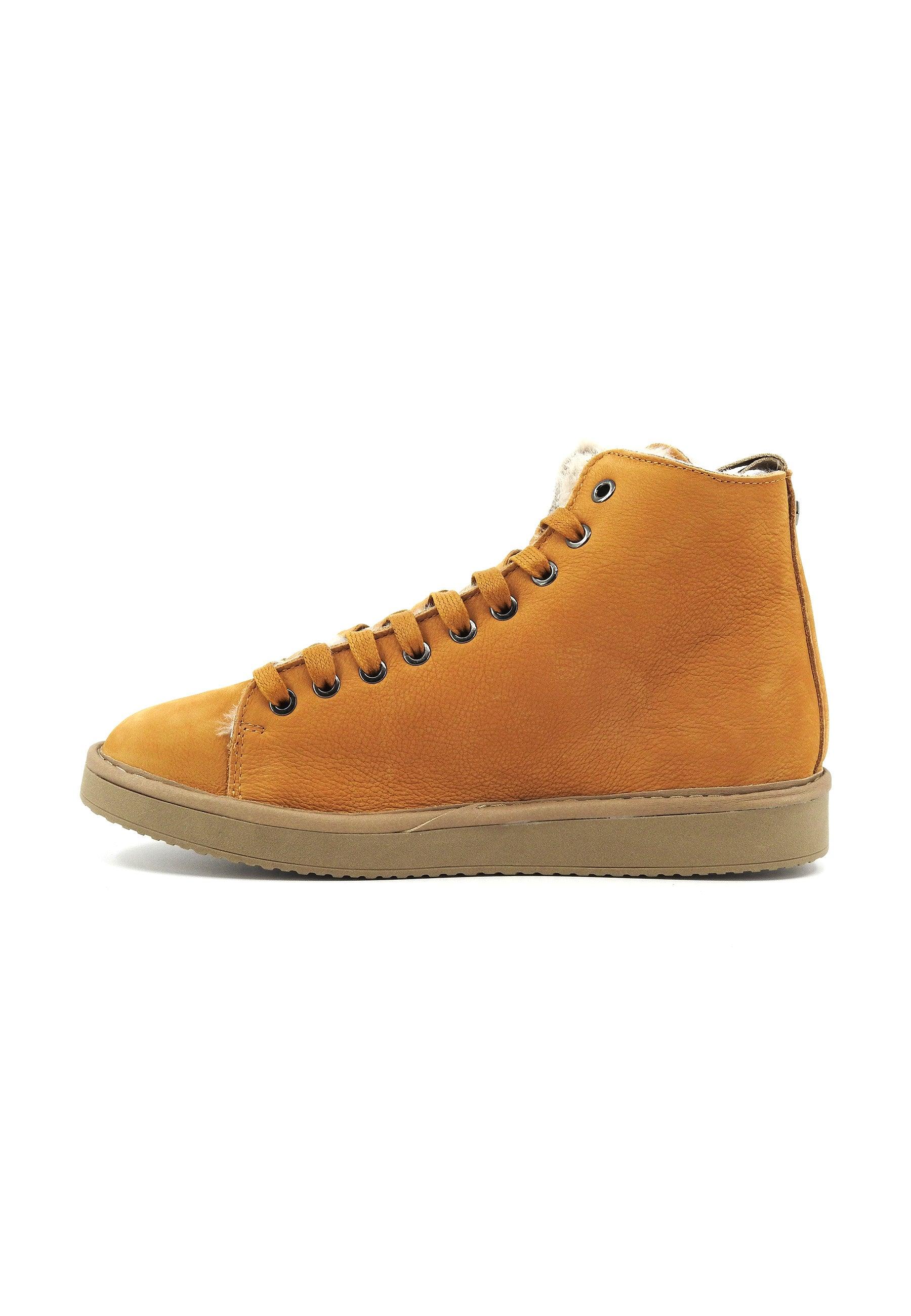 PAN CHIC Stivaletto Pelo Donna Camel Beige P01W007-0065B006 - Sandrini Calzature e Abbigliamento