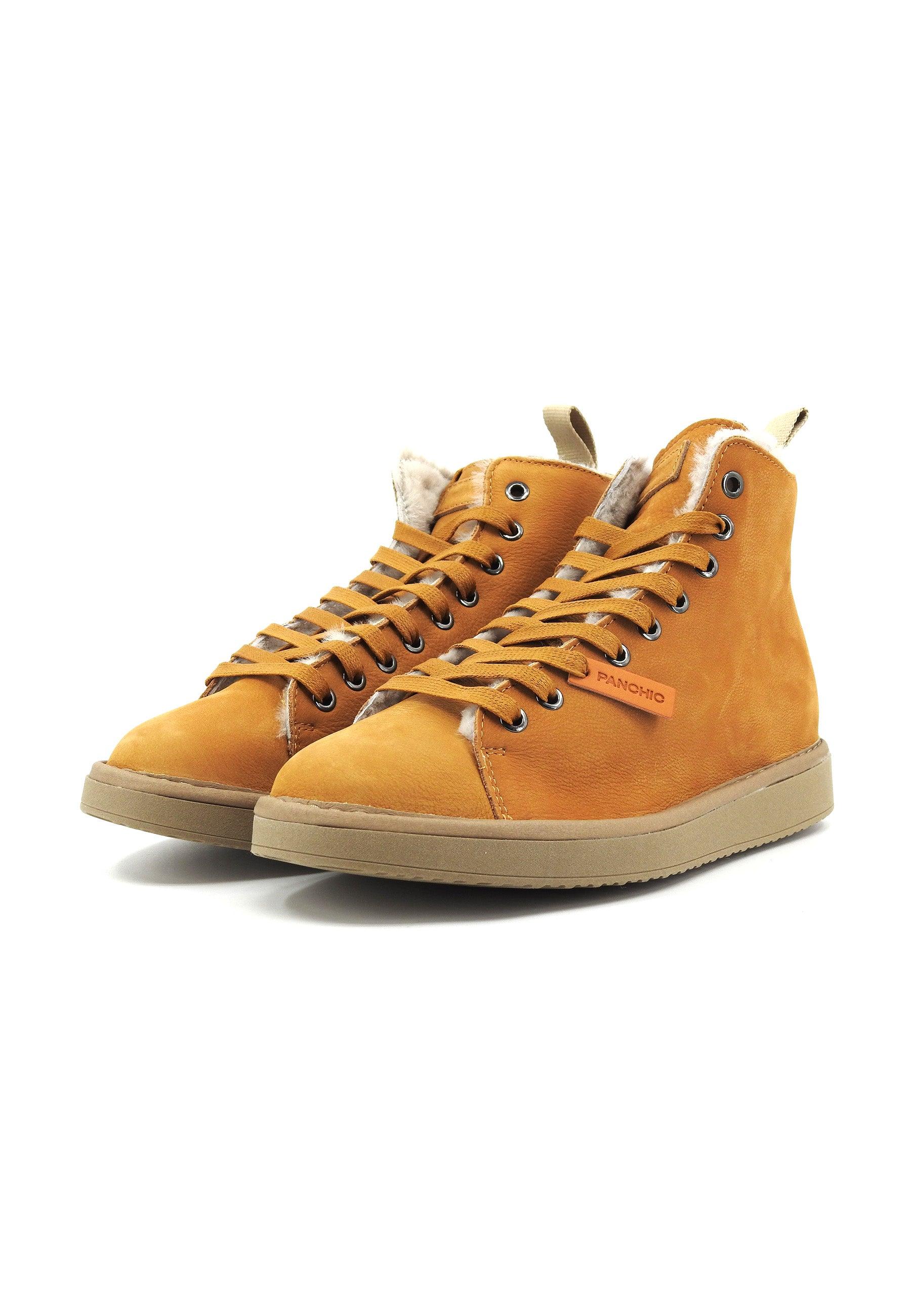 PAN CHIC Stivaletto Pelo Donna Camel Beige P01W007-0065B006 - Sandrini Calzature e Abbigliamento