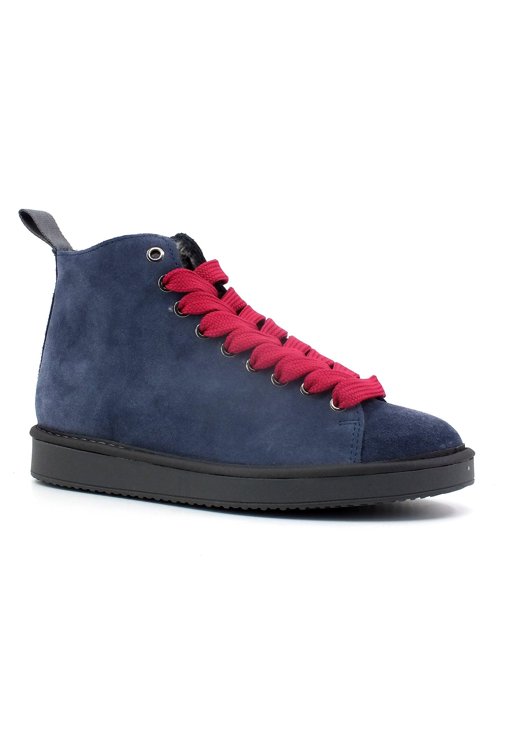 PAN CHIC Stivaletto Pelo Donna Dark Blue Fuchsia P01W007-00332052 - Sandrini Calzature e Abbigliamento
