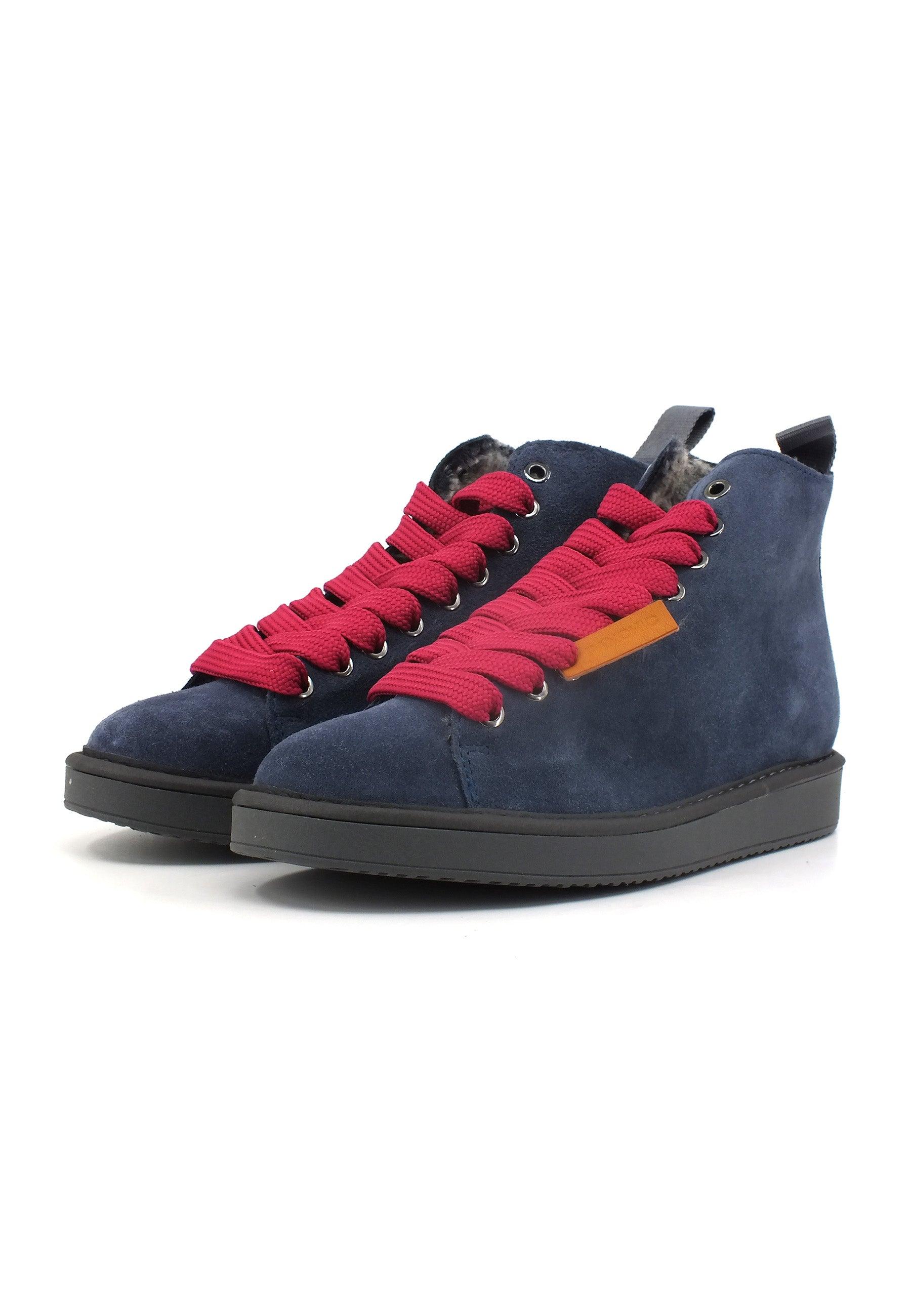 PAN CHIC Stivaletto Pelo Donna Dark Blue Fuchsia P01W007-00332052 - Sandrini Calzature e Abbigliamento