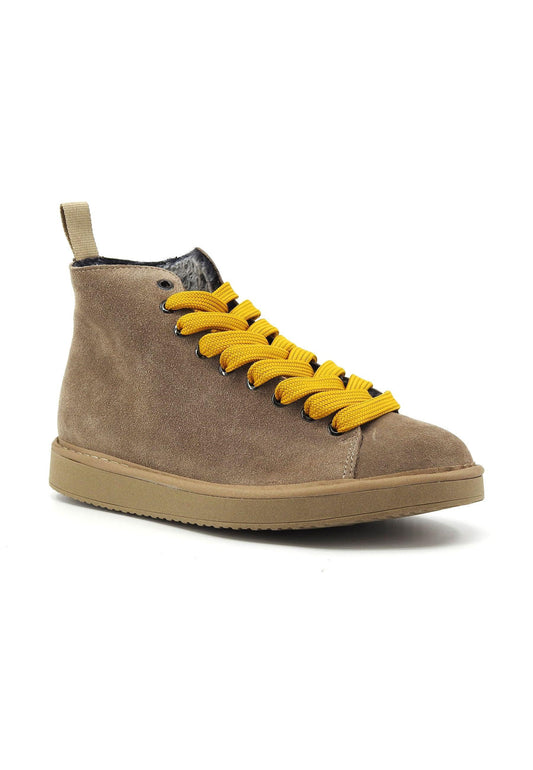 PAN CHIC Stivaletto Pelo Donna Walnut Yellow P01W007-00332051 - Sandrini Calzature e Abbigliamento