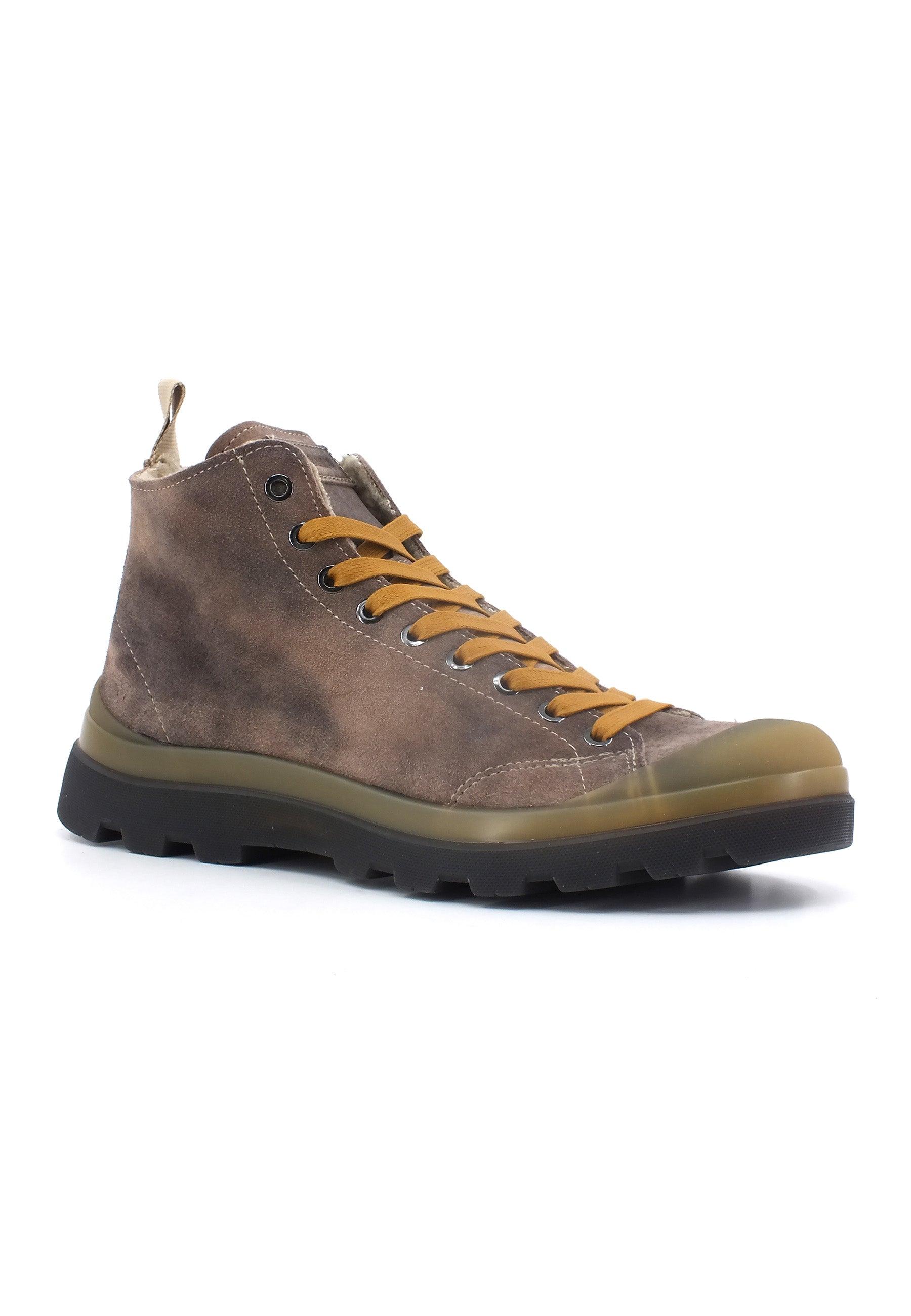 PAN CHIC Stivaletto Pelo Uomo Brown P03M001-0037D001 - Sandrini Calzature e Abbigliamento