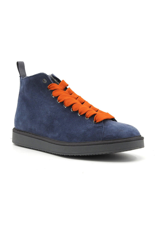 PAN CHIC Stivaletto Pelo Uomo Dark Blue Burnt Orange P01M007-00332139 - Sandrini Calzature e Abbigliamento