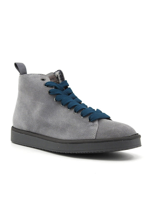 PAN CHIC Stivaletto Pelo Uomo Grey Petrol P01M007-00332140 - Sandrini Calzature e Abbigliamento