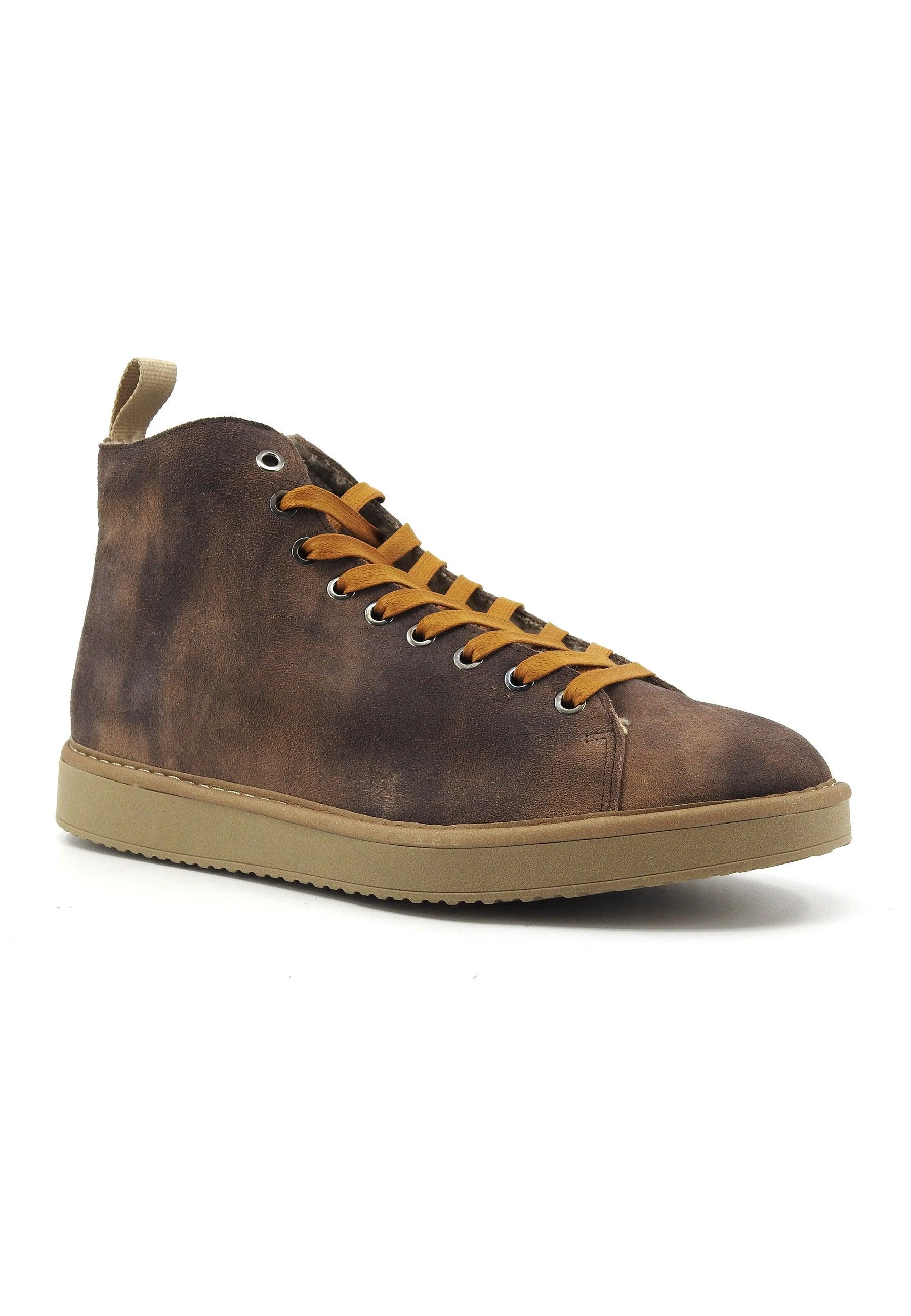 PAN CHIC Stivaletto Uomo Brown P01M007-0037D001 - Sandrini Calzature e Abbigliamento