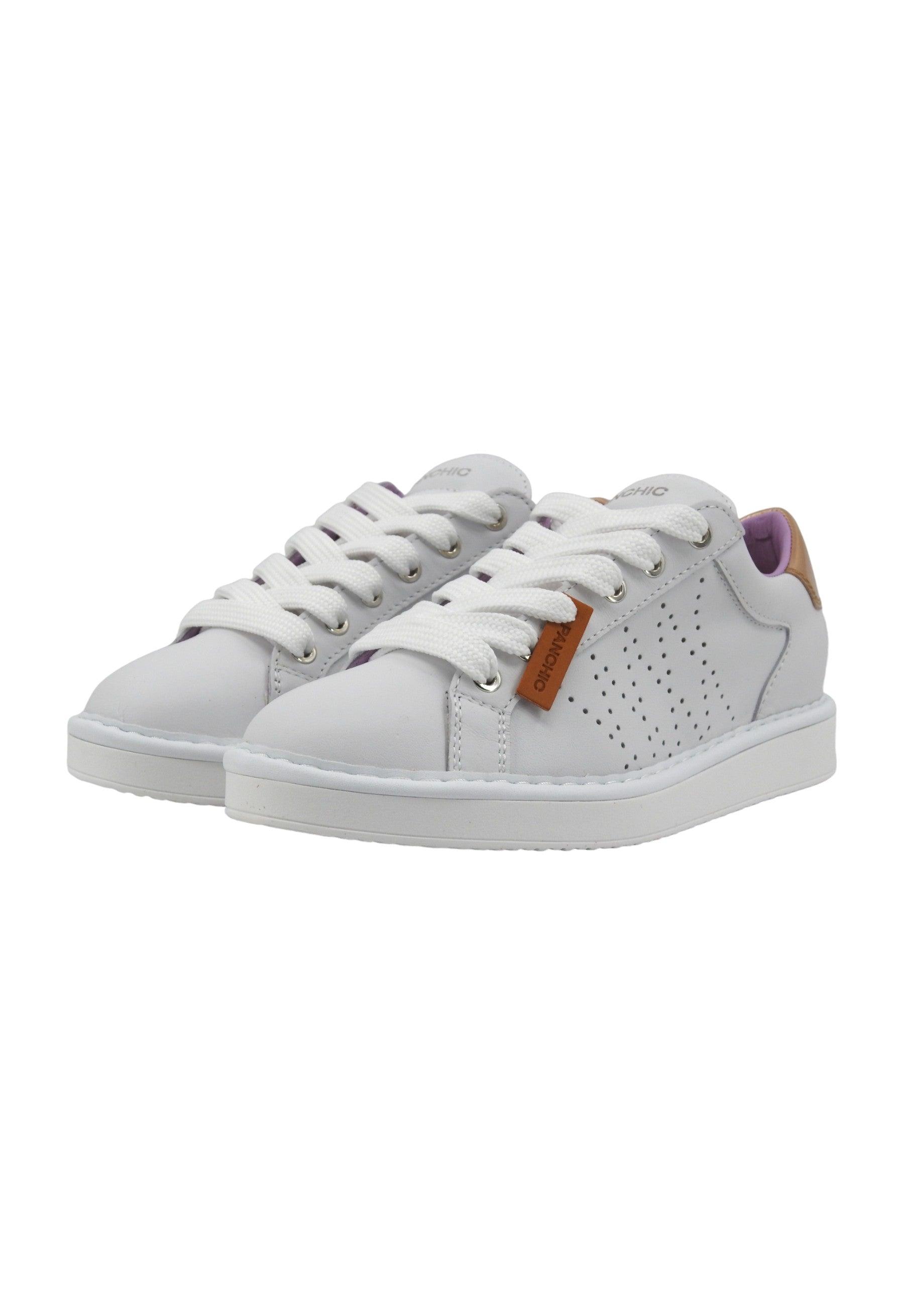 PANCHIC Sneaker Donna White Rose Gold P01W013-00690030 - Sandrini Calzature e Abbigliamento