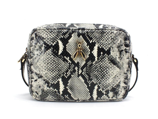 PATRIZIA PEPE Borsa Tracolla Zip Snake Pitonata Natural Python 2A051-A7Z9 - Sandrini Calzature e Abbigliamento