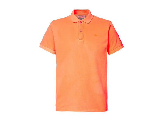 PETROL T-Shirt Polo Arancio Fluo M-1000-POL900 - Sandrini Calzature e Abbigliamento