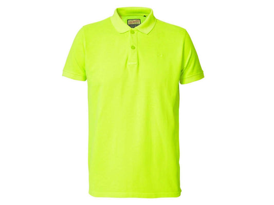 PETROL T-Shirt Polo Giallo Fluo M-1000-POL900 - Sandrini Calzature e Abbigliamento