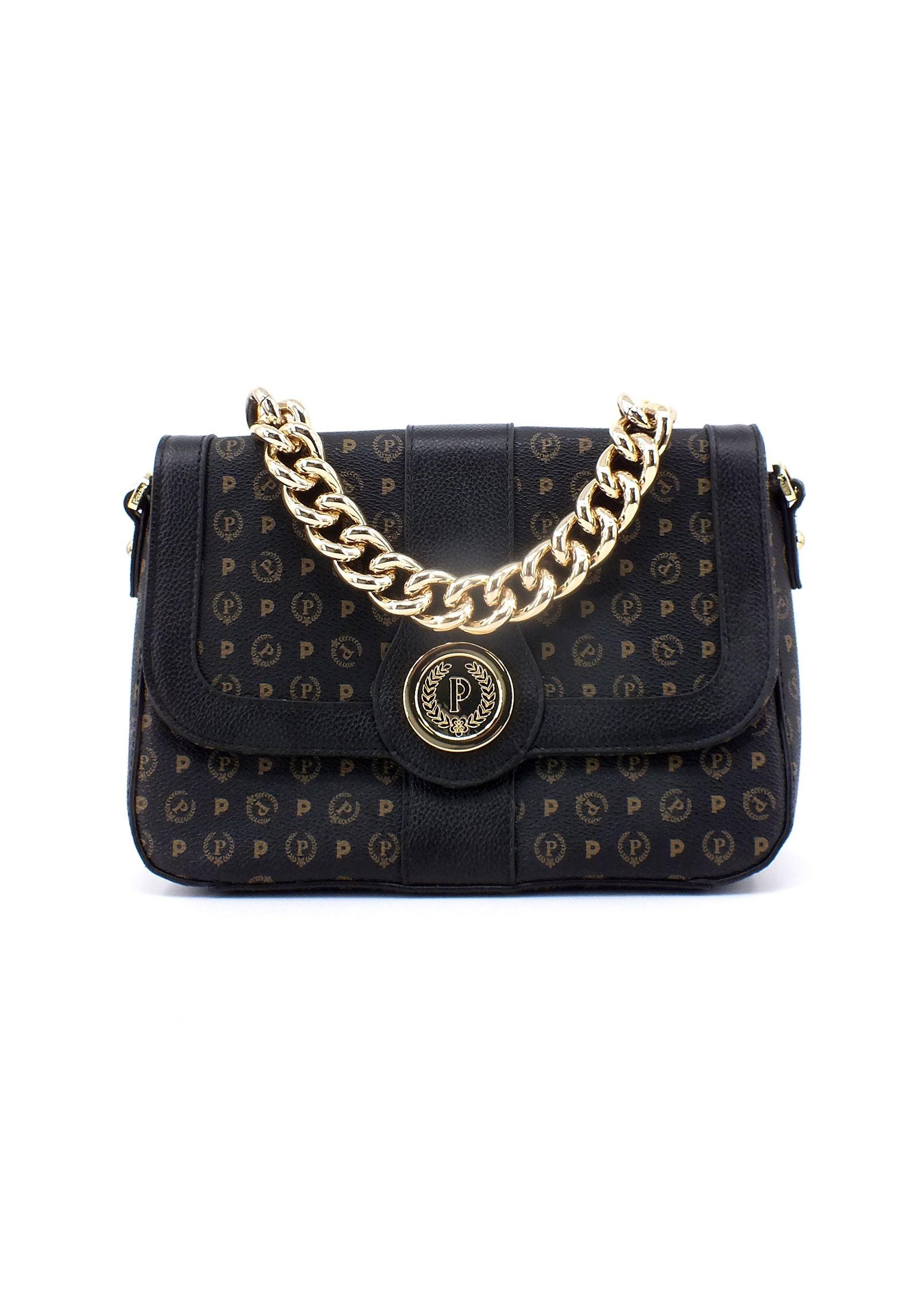 POLLINI Borsa Catena Nero TE8475PP0EQ1100A - Sandrini Calzature e Abbigliamento