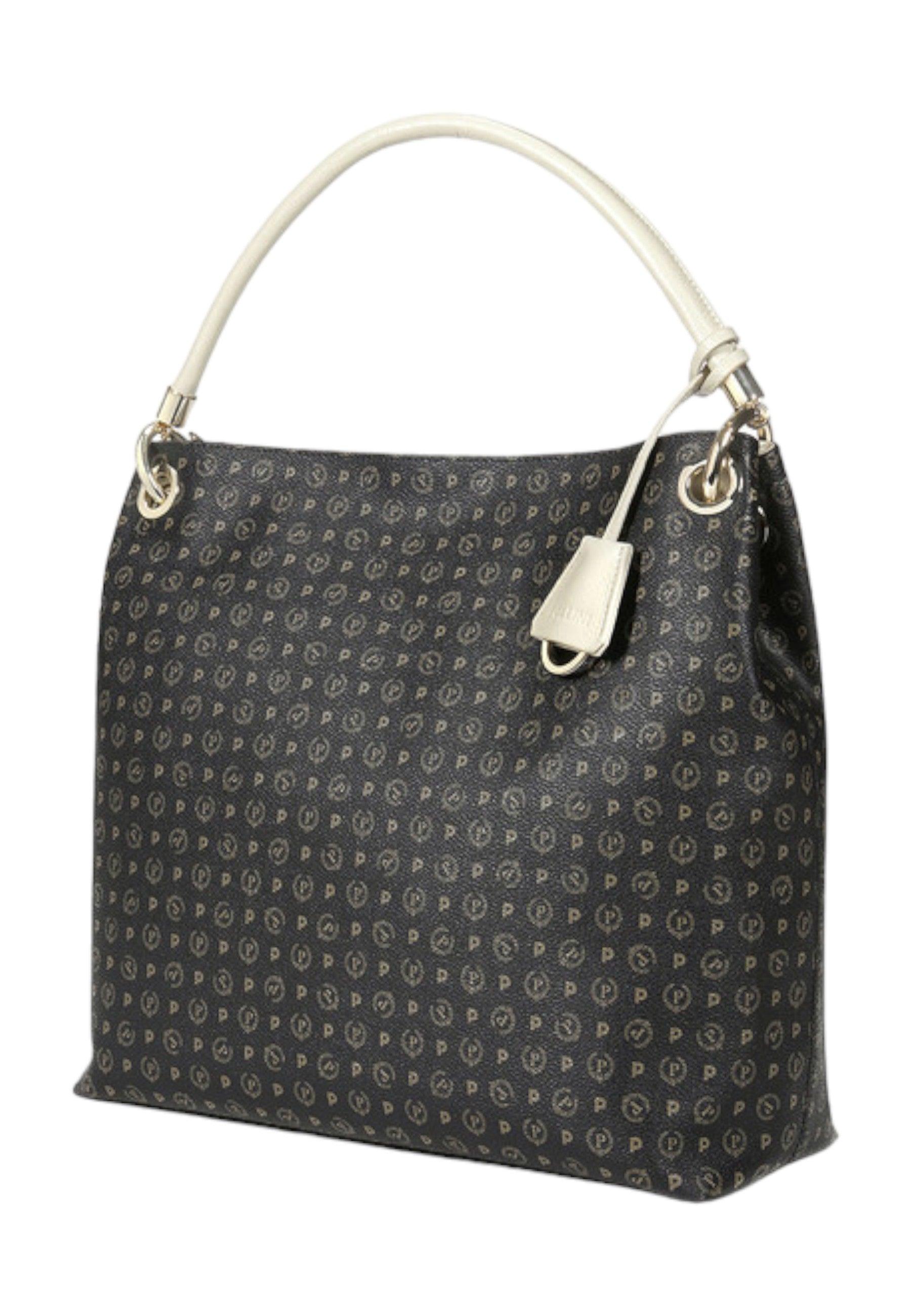 POLLINI Borsa Hand Bag Donna Nero Avorio TE8409PP02Q1100C - Sandrini Calzature e Abbigliamento