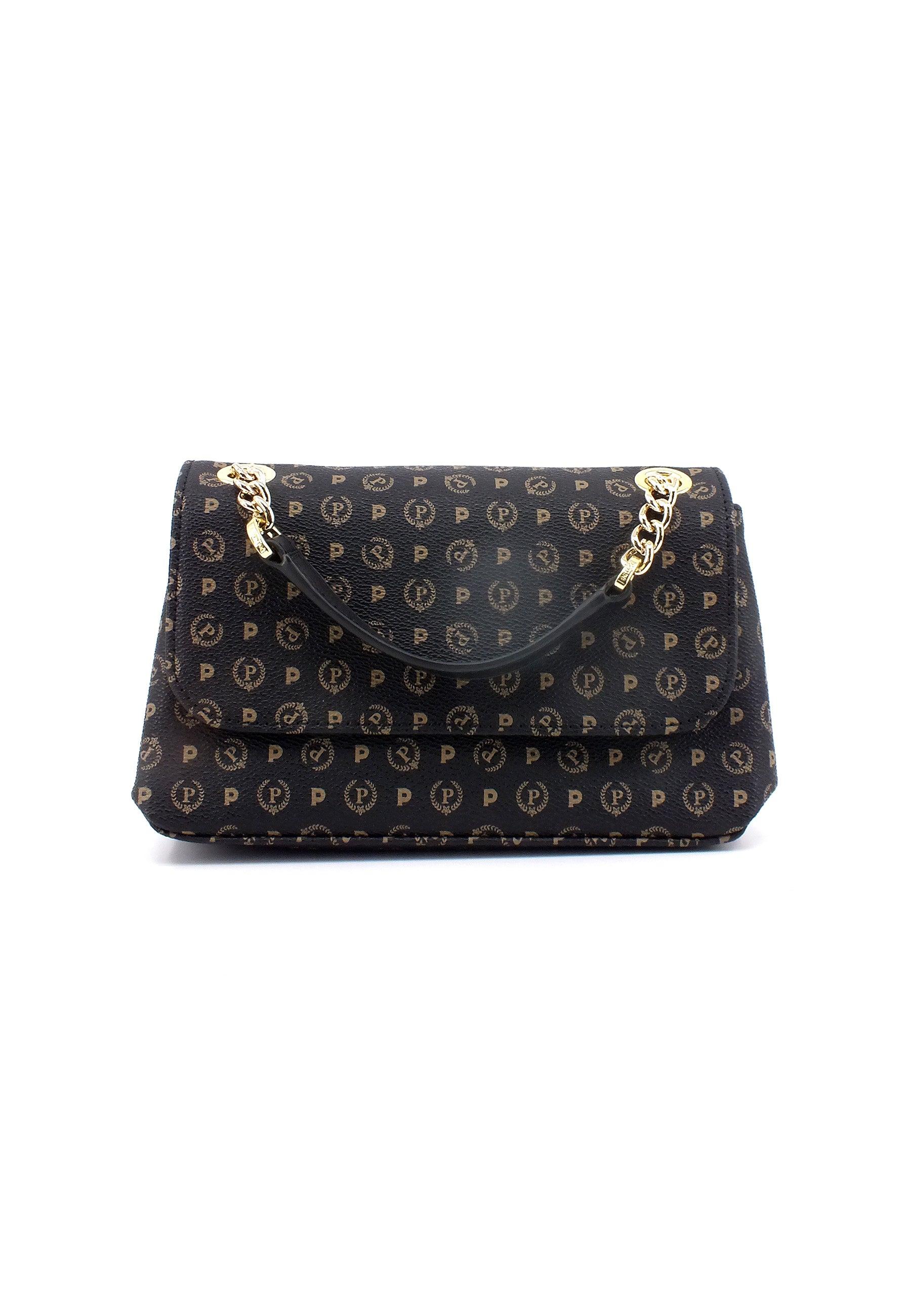 POLLINI Borsa Shoulder Nero TE8474PP0EQ1100A - Sandrini Calzature e Abbigliamento