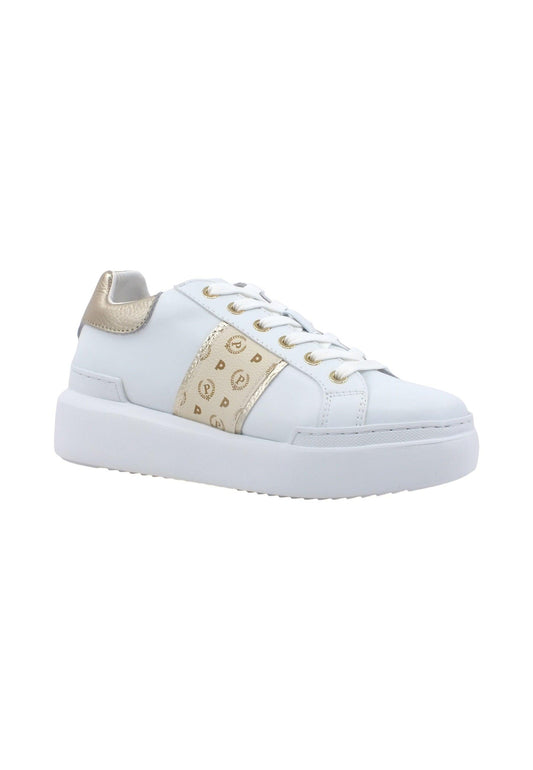 POLLINI Sneaker Donna Platino Bianco TA15034G07Q1A10H - Sandrini Calzature e Abbigliamento