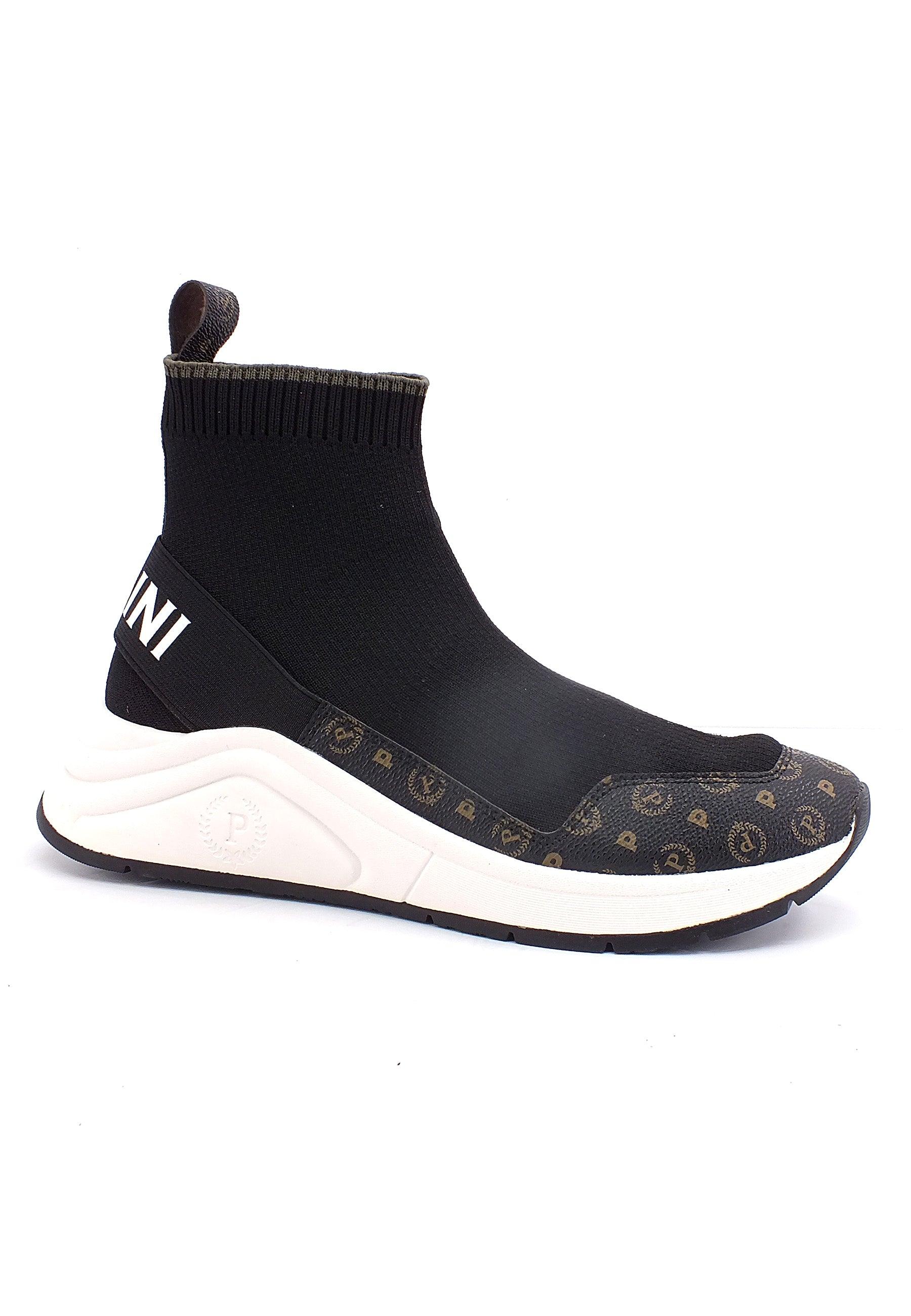 POLLINI Sneaker Elastic Sock Donna Nero TA15125G0DQ10000 - Sandrini Calzature e Abbigliamento