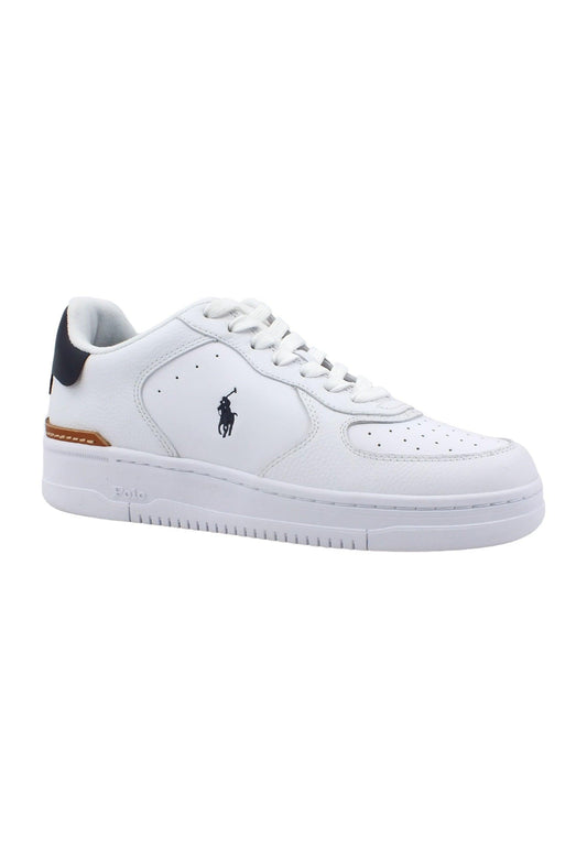 POLO RALPH LAUREN Sneaker Uomo White Navy 809891791004U - Sandrini Calzature e Abbigliamento