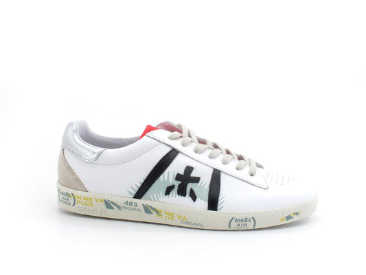PREMIATA Andy Sneaker Retro Lamè Red White Black ANDY5743 - Sandrini Calzature e Abbigliamento