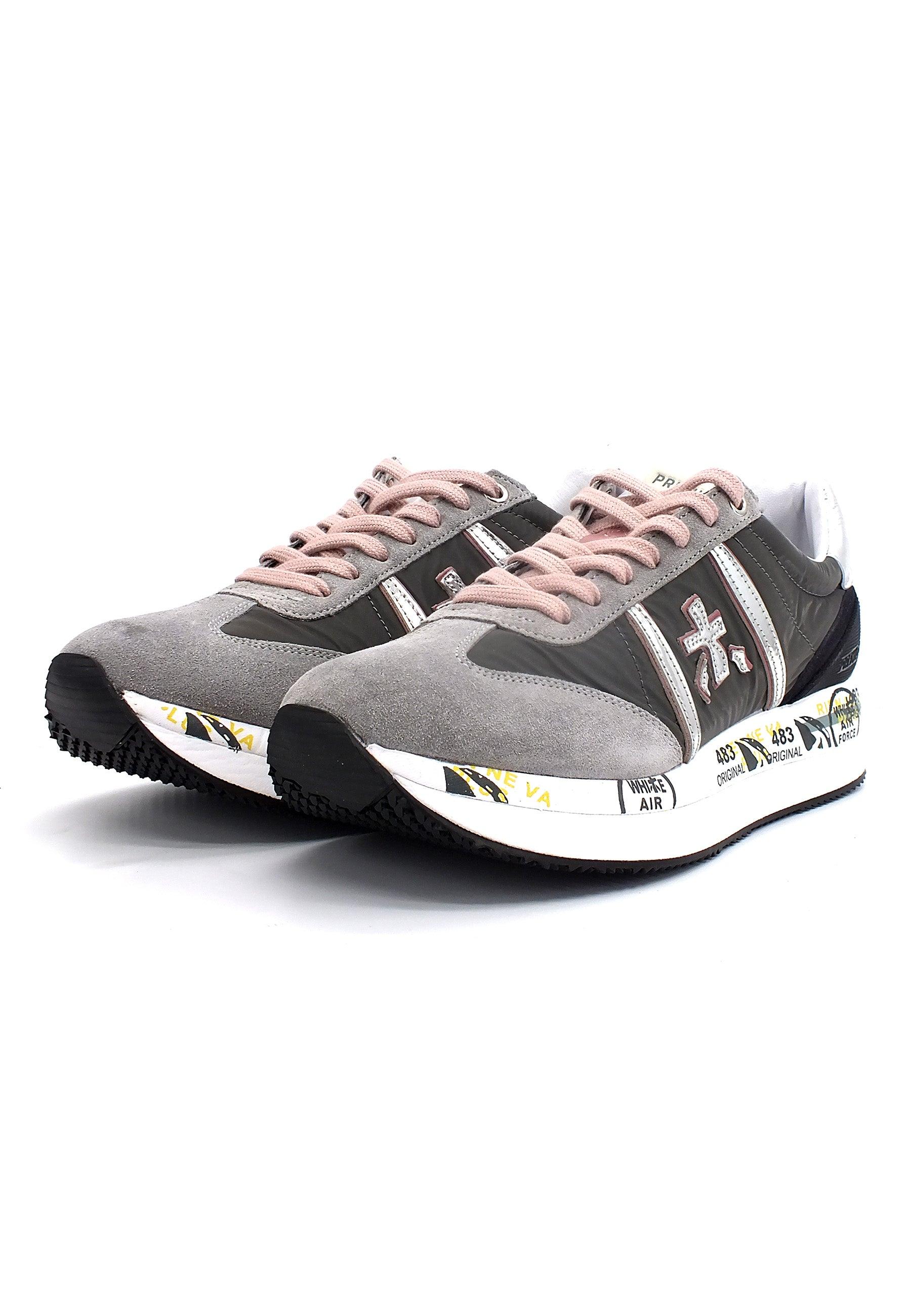 PREMIATA Conny Sneaker Platform Donna Grey Metal CONNY5949 - Sandrini Calzature e Abbigliamento