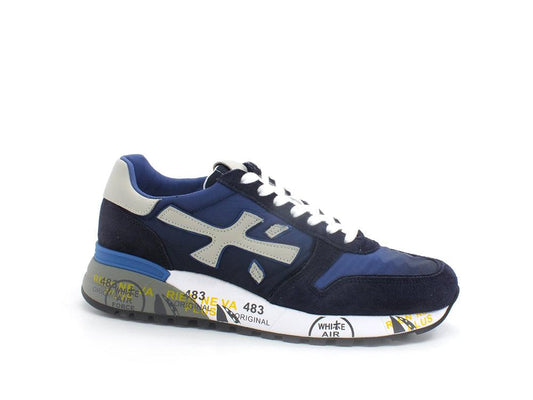 PREMIATA Mick Sneaker Suede Bicolor Navy Blue Grey MICK5692 - Sandrini Calzature e Abbigliamento