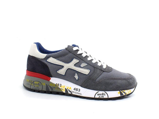 PREMIATA Mick Sneaker Suede Mesh Grey Grigio MICK5694 - Sandrini Calzature e Abbigliamento