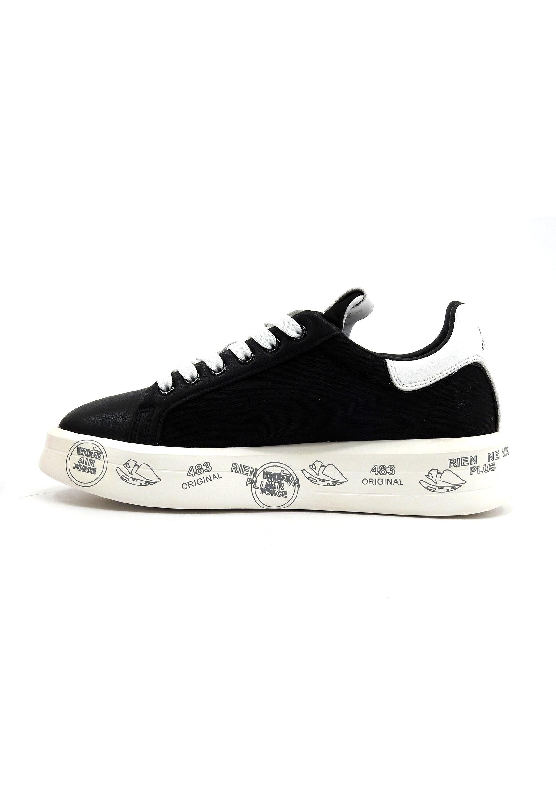 PREMIATA Sneaker Donna Black White BELLE-6278 - Sandrini Calzature e Abbigliamento