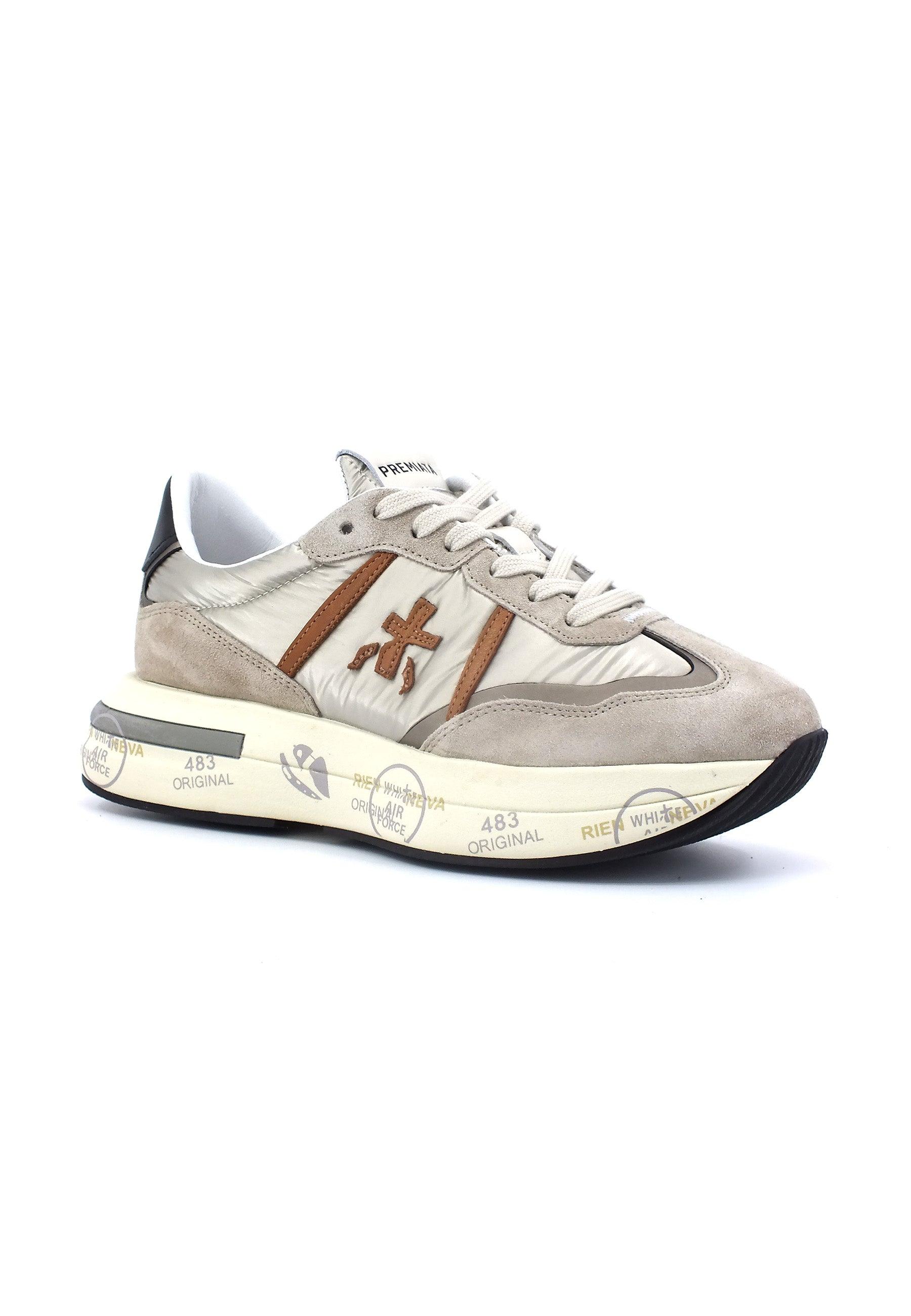 PREMIATA Sneaker Donna Taupe Beige CASSIE-6470 - Sandrini Calzature e Abbigliamento