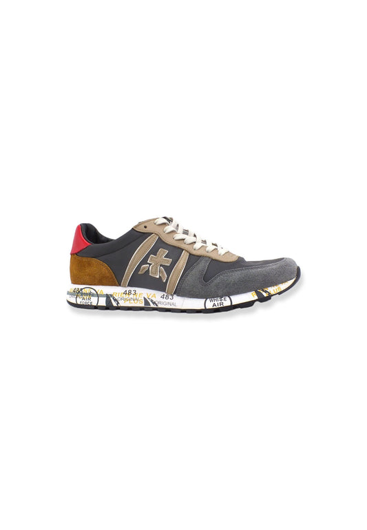 PREMIATA Sneaker Running Uomo Brown Grey Beige ERIC5371 - Sandrini Calzature e Abbigliamento