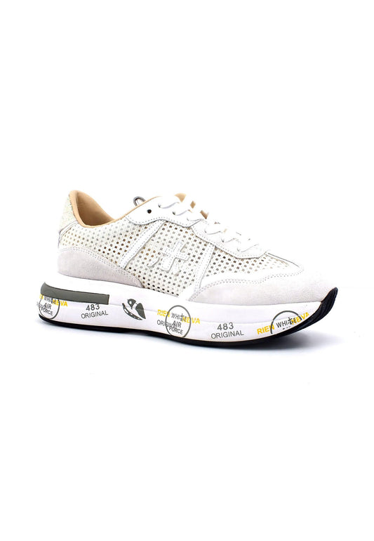 PREMIATA Sneaker Traforata Donna White CASSIE6341 - Sandrini Calzature e Abbigliamento