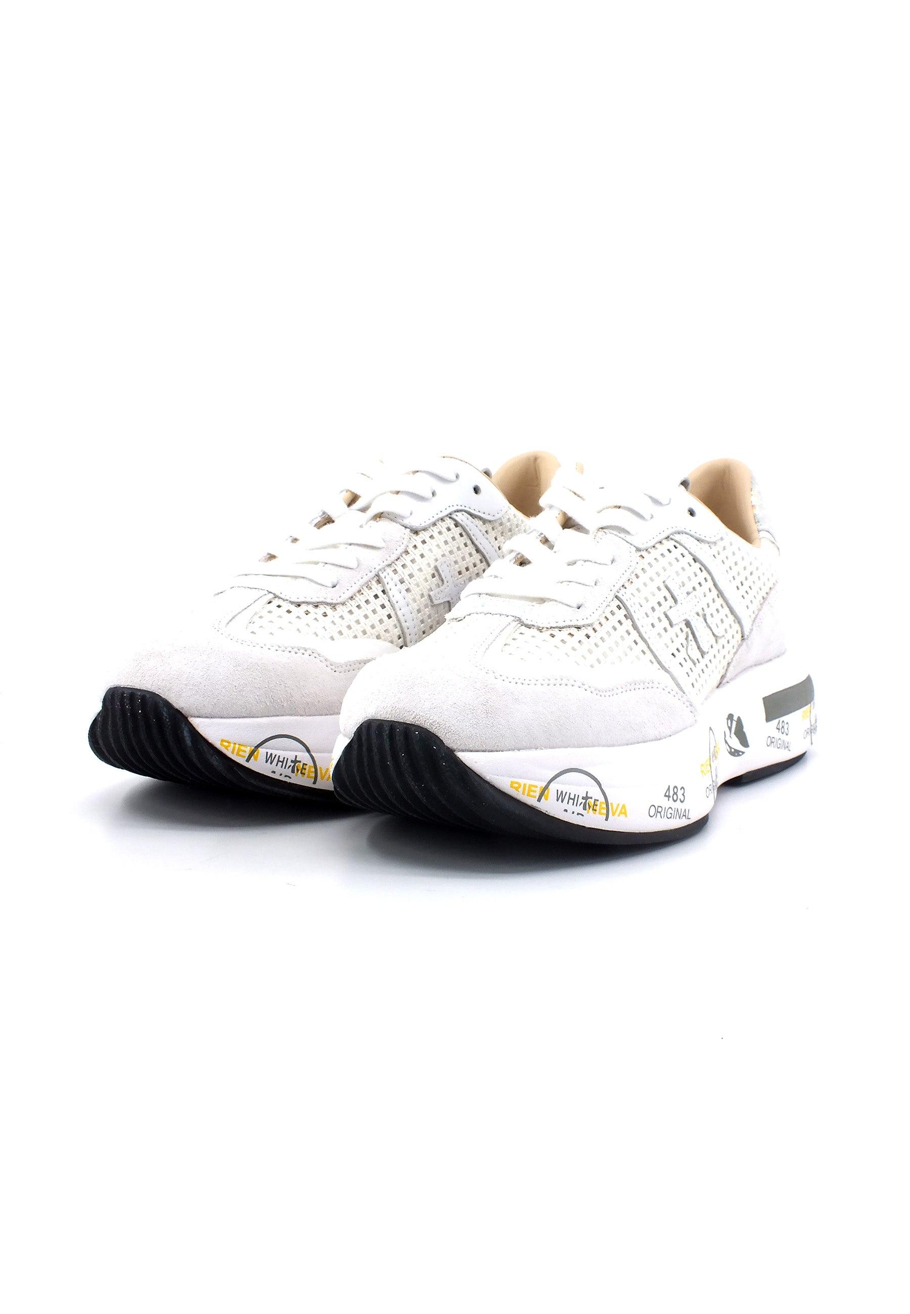 PREMIATA Sneaker Traforata Donna White CASSIE6341 - Sandrini Calzature e Abbigliamento