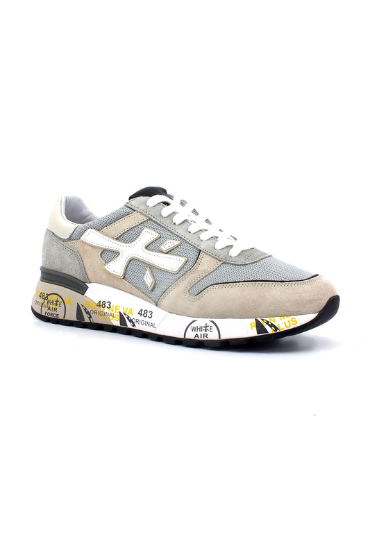PREMIATA Sneaker Uomo Beige Grey MICK6171 - Sandrini Calzature e Abbigliamento