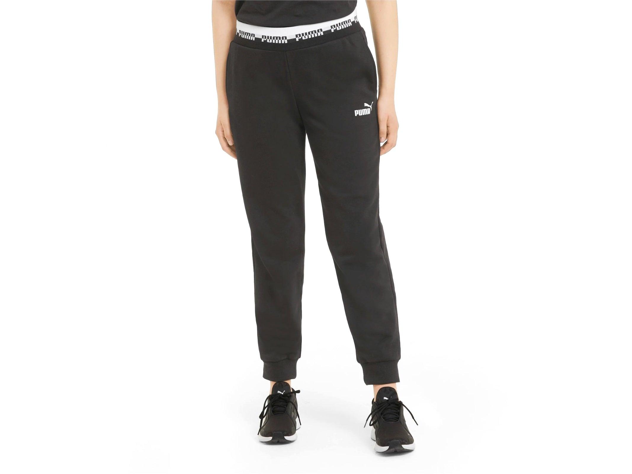 PUMA Amplified Pants Pantaloni Tuta Black 585916 01 - Sandrini Calzature e Abbigliamento