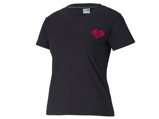 PUMA Digital Love Tee T-Shirt Black 59706801 - Sandrini Calzature e Abbigliamento