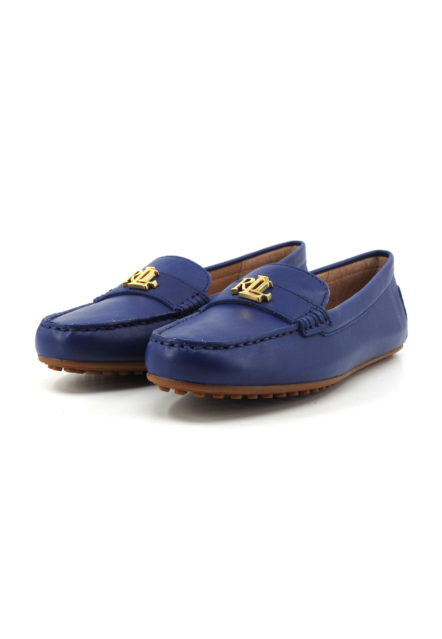 RALPH LAUREN Mocassino Donna Indigo Blu 802852847016 - Sandrini Calzature e Abbigliamento