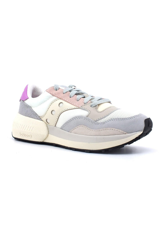 SAUCONY Jazz NXT Sneaker Donna White Grey Rose S60790-4 - Sandrini Calzature e Abbigliamento