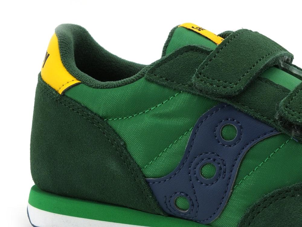 SAUCONY Jazz O Duble HL Kids Sneaker Bambino Strap Green Yellow Blue SK264789 - Sandrini Calzature e Abbigliamento