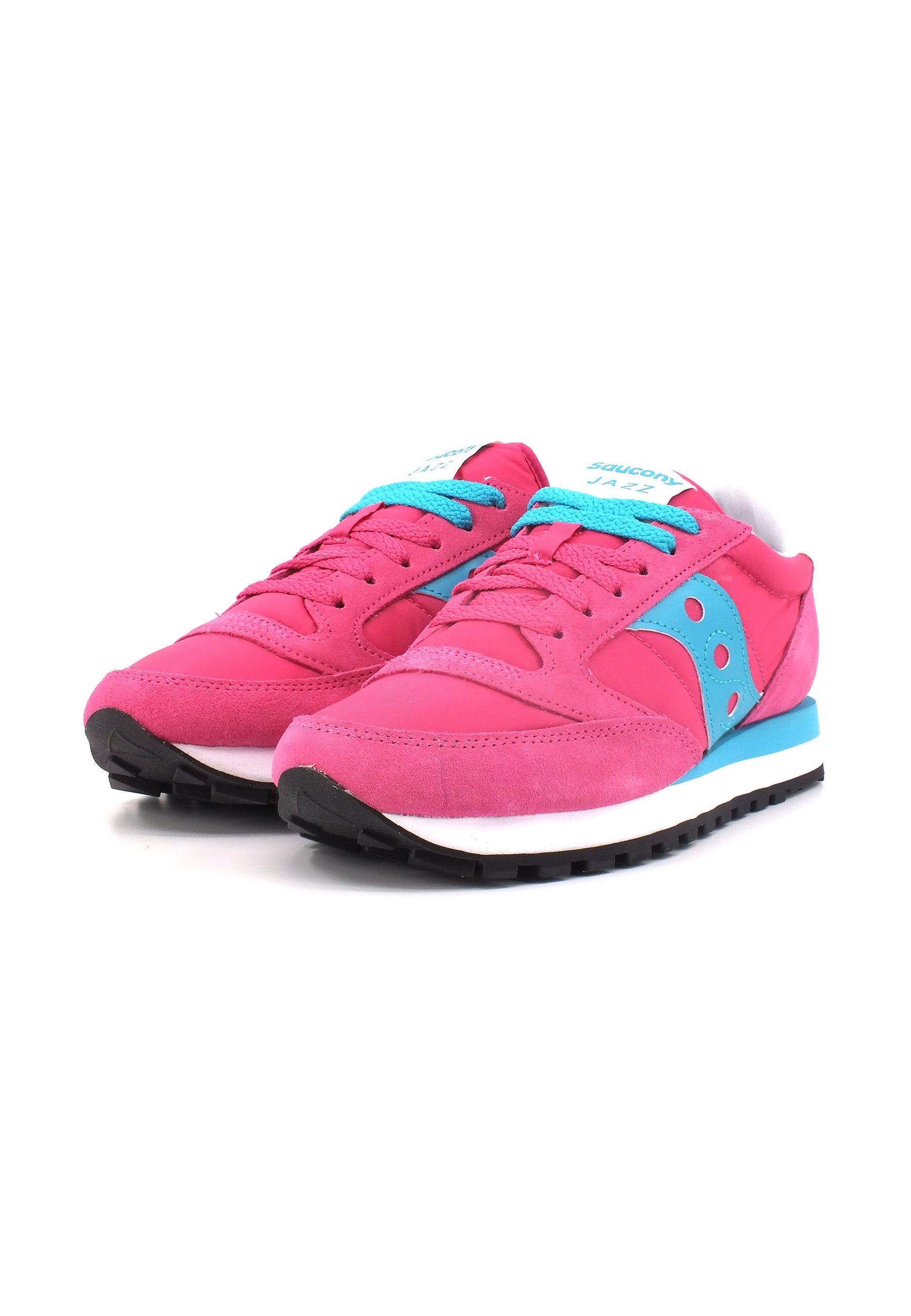 SAUCONY Jazz Original Sneaker Donna Fuchsia Blue S1044-669 - Sandrini Calzature e Abbigliamento