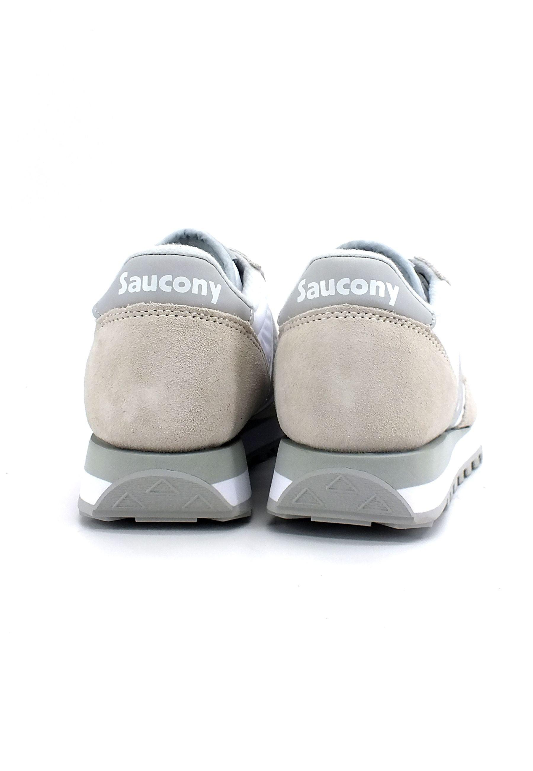 SAUCONY Jazz Original Sneaker Donna White Grey S2044-396 - Sandrini Calzature e Abbigliamento