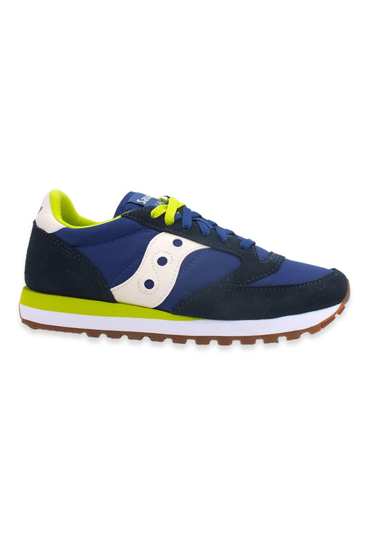 SAUCONY Jazz Original Sneaker Uomo Navy Blue Lime S2044-648 - Sandrini Calzature e Abbigliamento