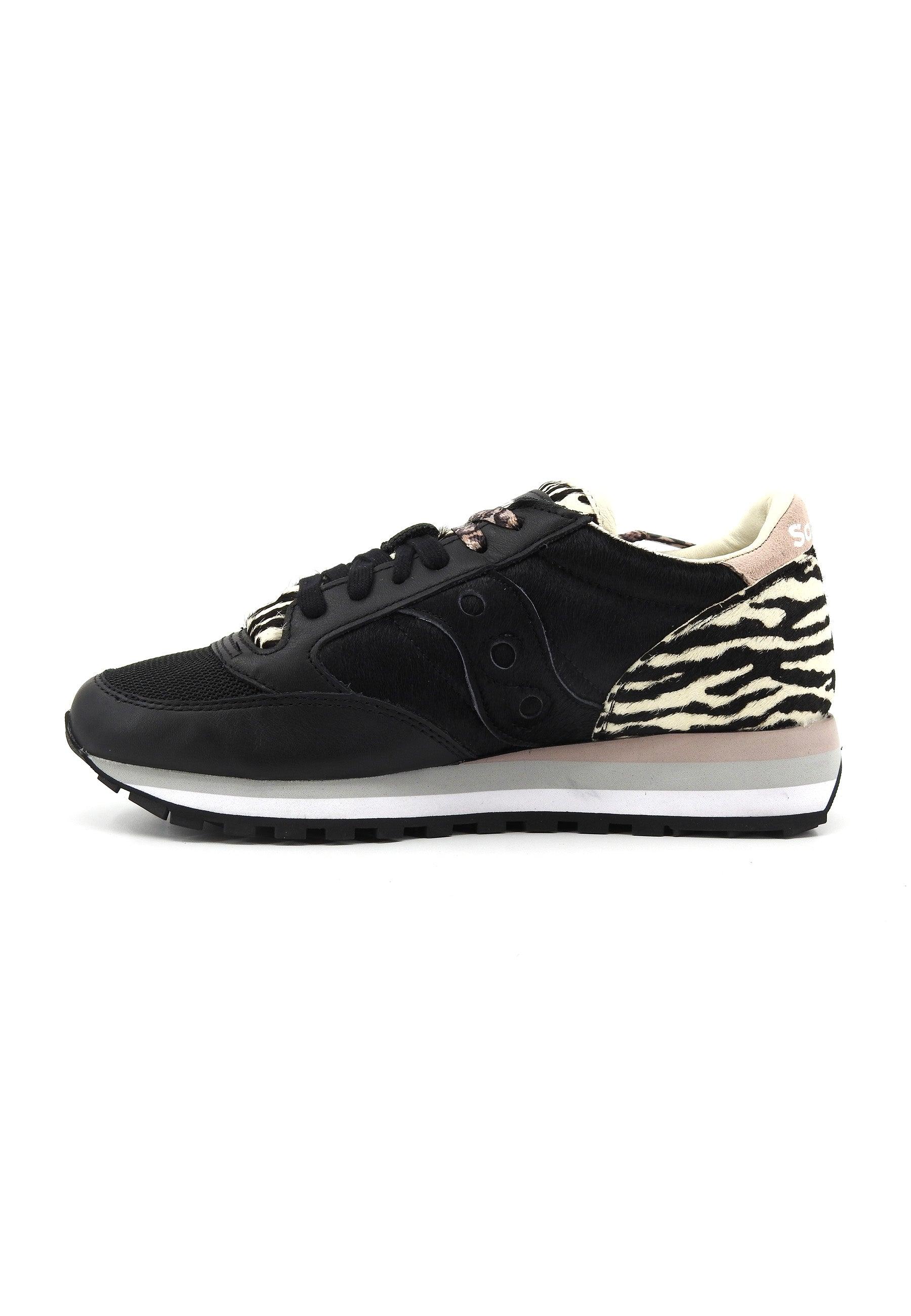 SAUCONY Jazz Triple Sneaker Donna Black Zebra S60727-1 - Sandrini Calzature e Abbigliamento