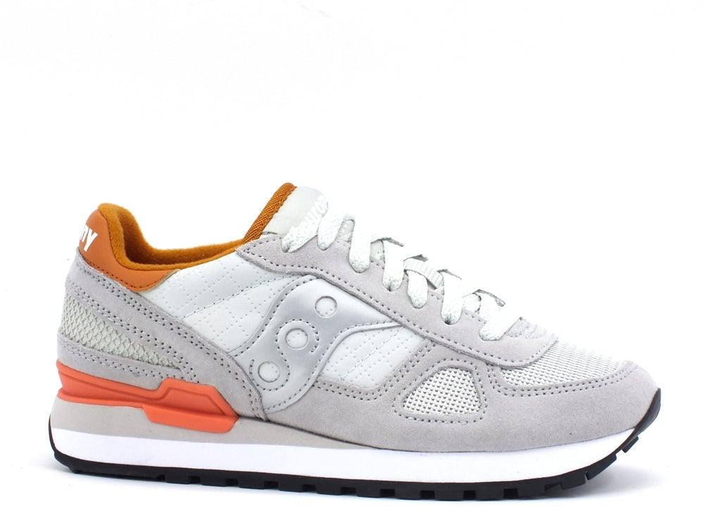 SAUCONY Shadow Original Lt Grey Burnt Orange 1108-716 - Sandrini Calzature e Abbigliamento