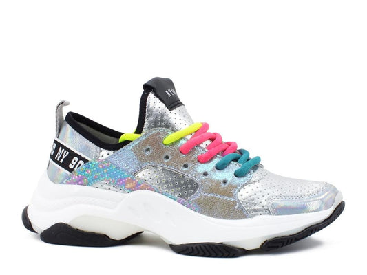 STEVE MADDEN Ajax Silver Metal AJAX01S1 - Sandrini Calzature e Abbigliamento