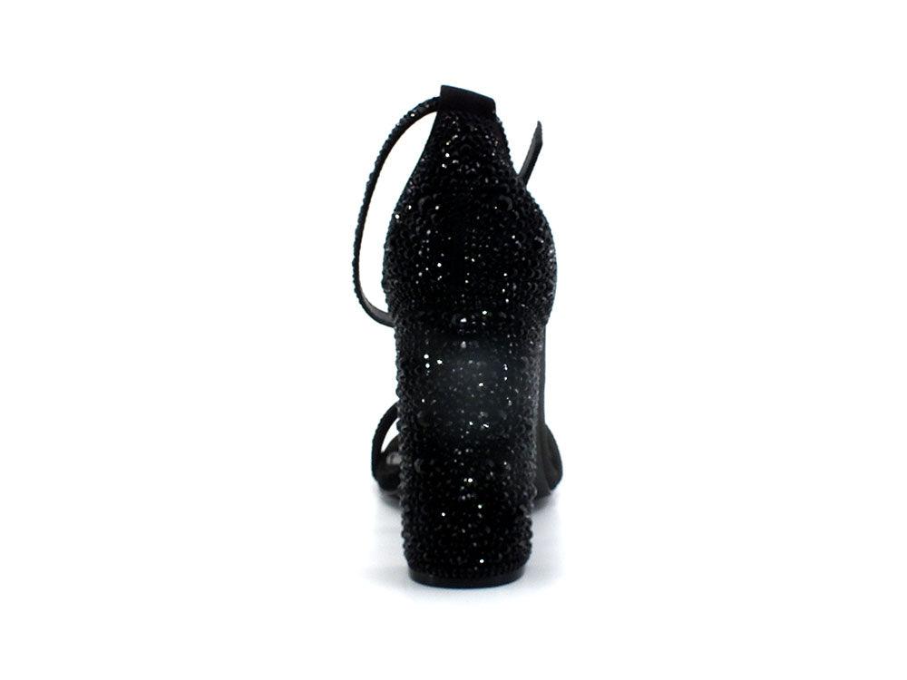 STEVE MADDEN Carrson-G Sandalo Tacco Strass Black Stone CARR05S1 - Sandrini Calzature e Abbigliamento