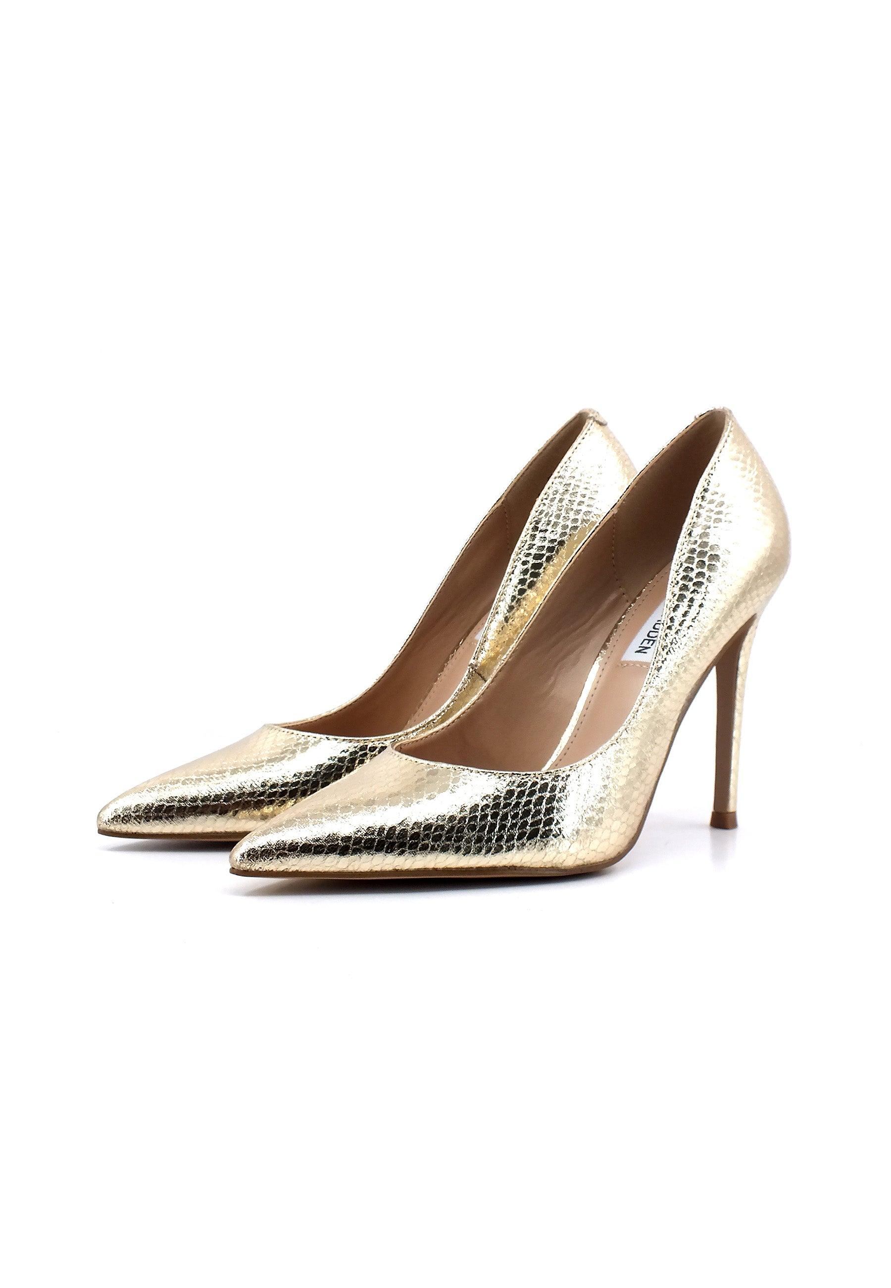STEVE MADDEN Evelyn Décolléte Donna Gold Snake EVEL07S1 - Sandrini Calzature e Abbigliamento