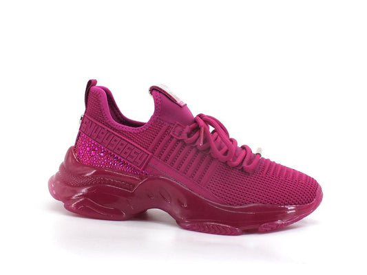 STEVE MADDEN Maxilla-R Sneaker Elastic Strass Magenta MAXI09S1 - Sandrini Calzature e Abbigliamento