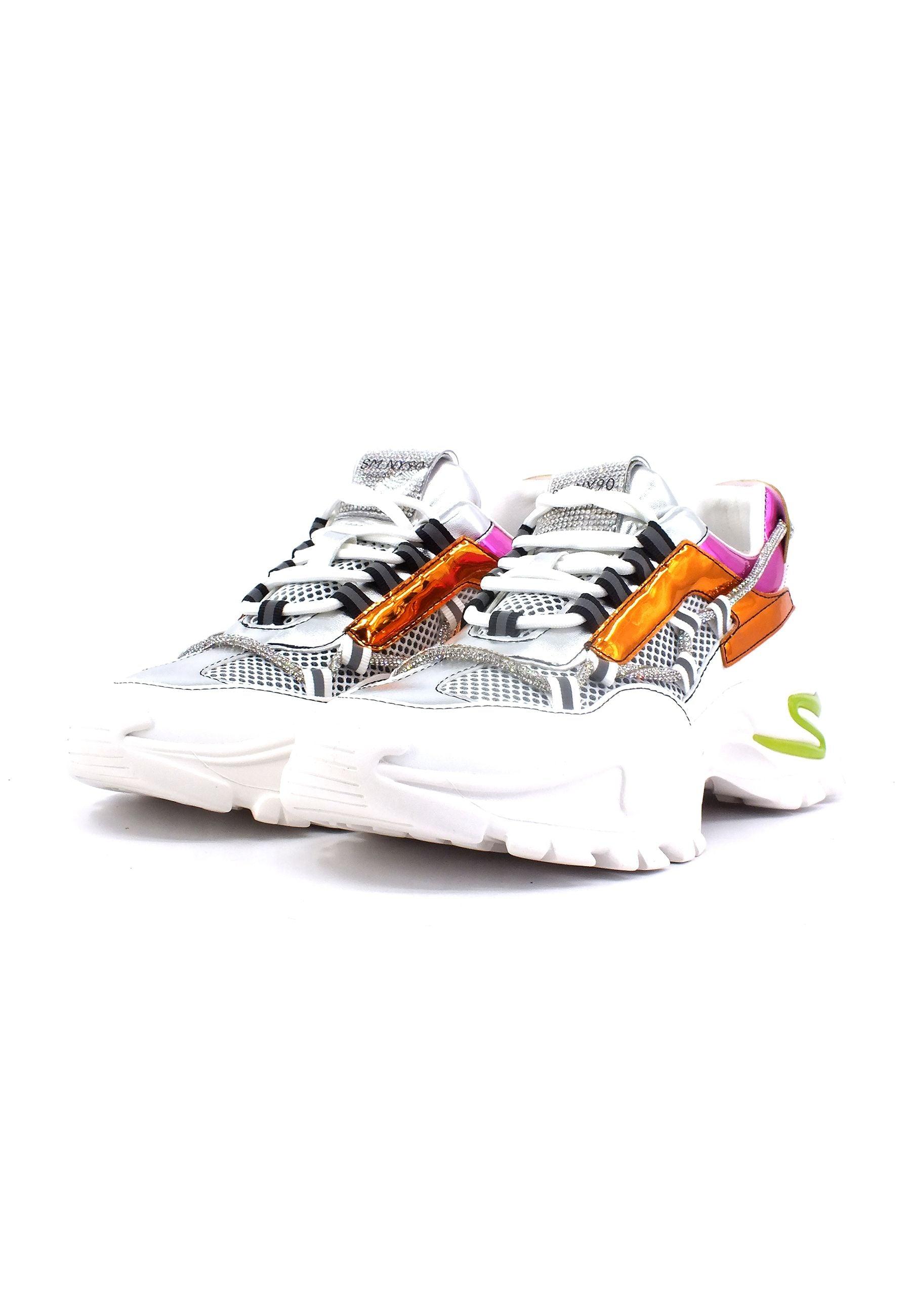 STEVE MADDEN Miracles Sneaker Donna Orange Multicolor MIRA10S1 - Sandrini Calzature e Abbigliamento