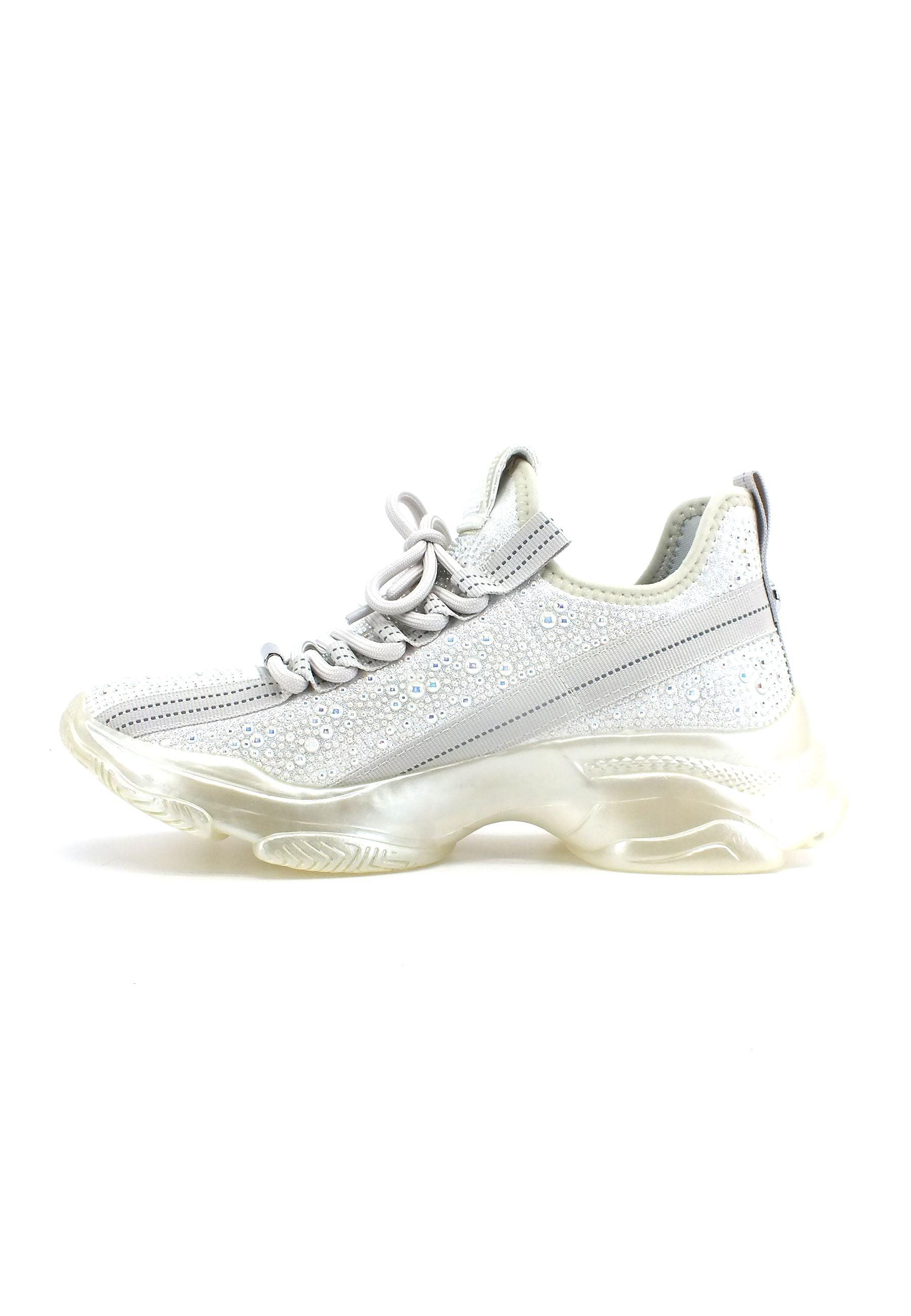 STEVE MADDEN Mistica Sneaker Donna Bianco Iridescent MIST05S1 - Sandrini Calzature e Abbigliamento