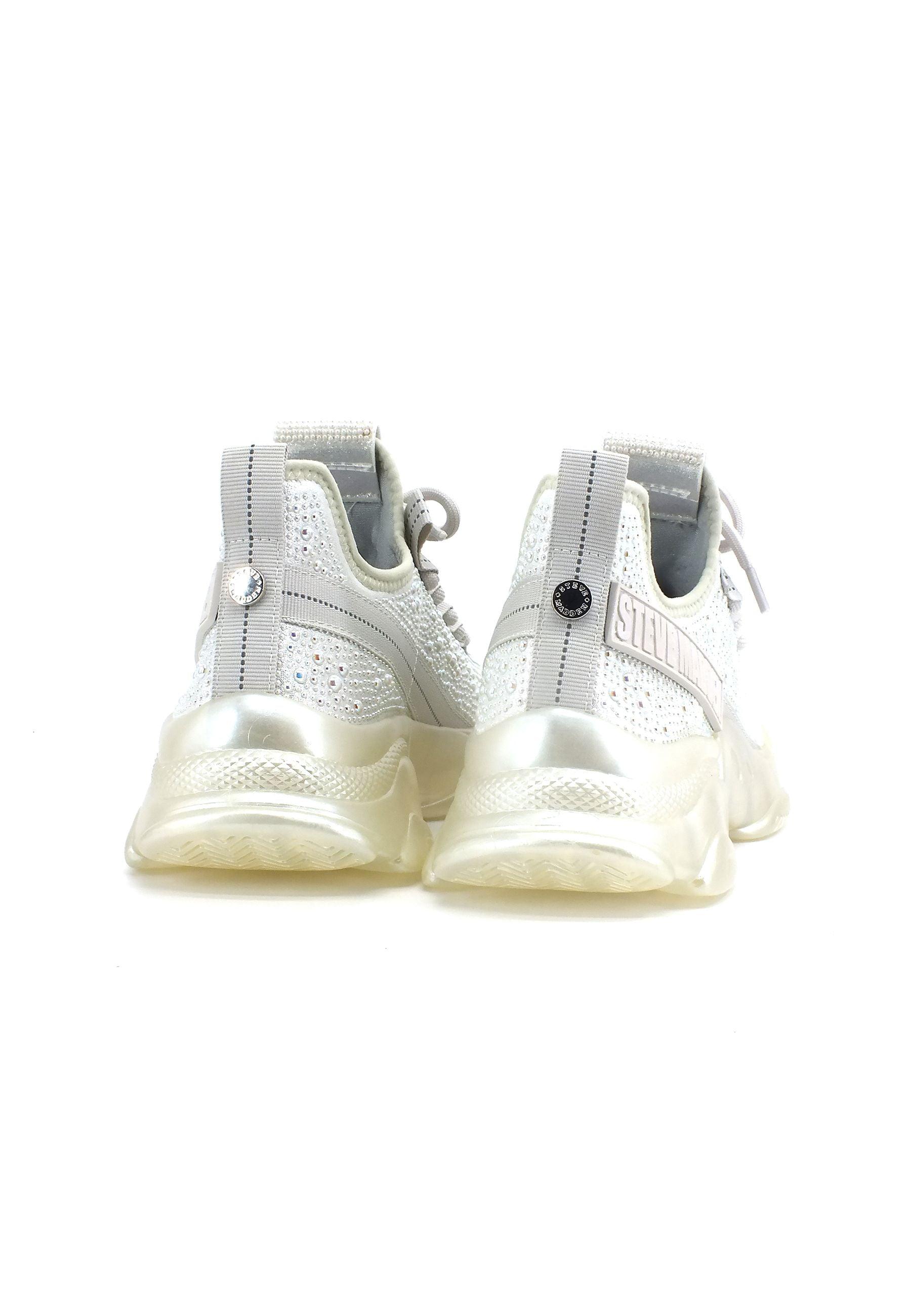 STEVE MADDEN Mistica Sneaker Donna Bianco Iridescent MIST05S1 - Sandrini Calzature e Abbigliamento