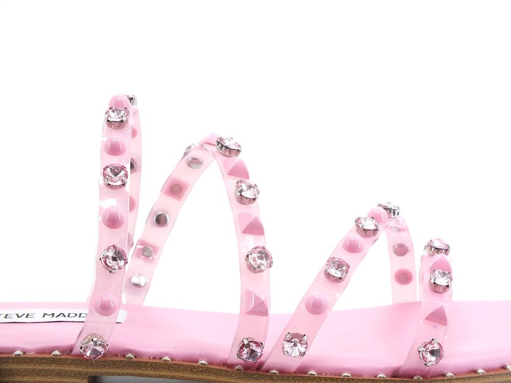 STEVE MADDEN Skyler Ciabatta Borchie Pink Candy SKYL11S1 - Sandrini Calzature e Abbigliamento