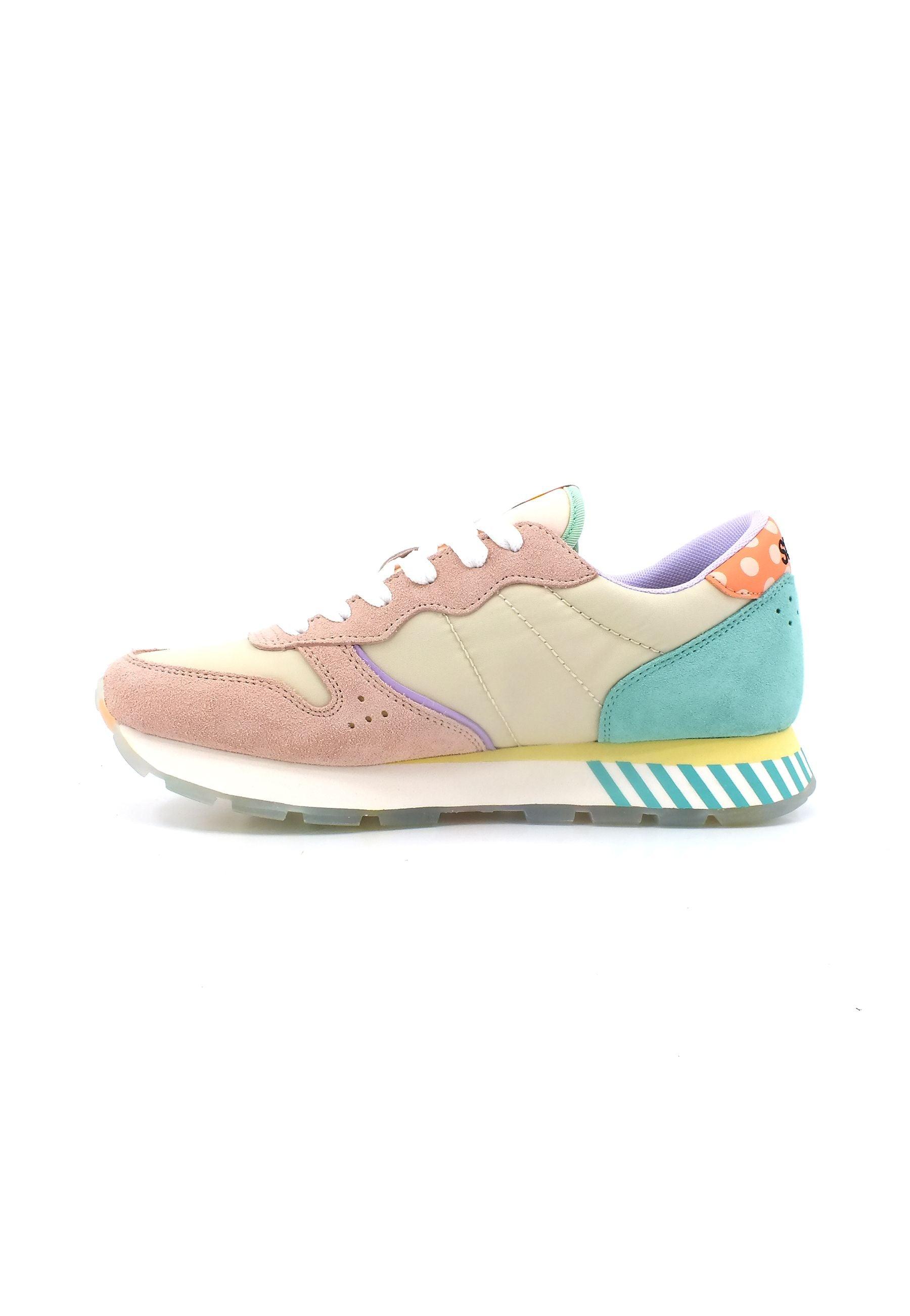 SUN68 Ally Candy Cane Sneaker Donna Porcellana Z33205 - Sandrini Calzature e Abbigliamento