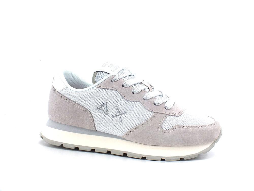 SUN68 Ally Glitter Mesh Sneaker Bianco Z32203 - Sandrini Calzature e Abbigliamento